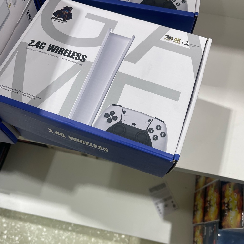 White Video Game Controller with Modern Design